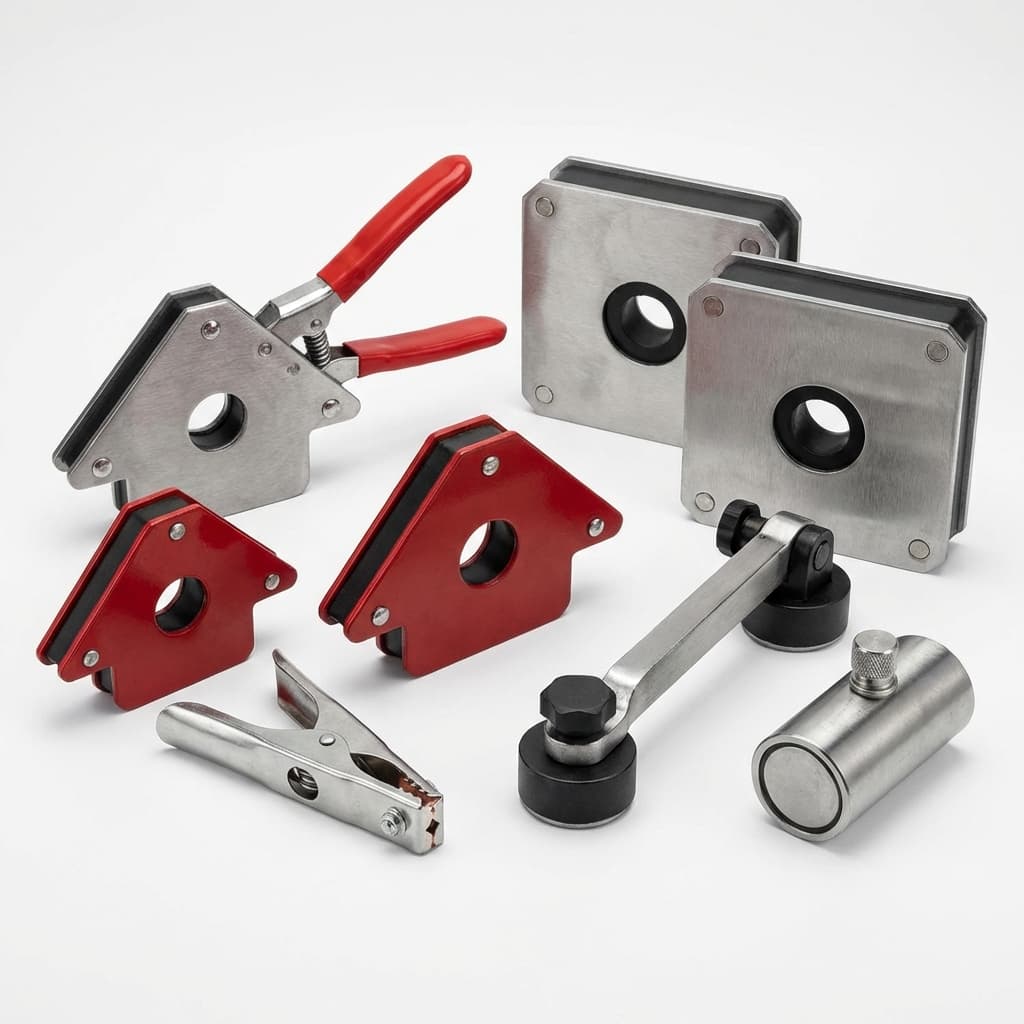 Magnetic welding clamps