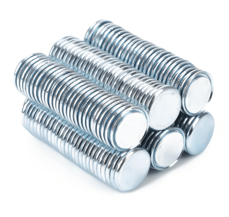 Stacked disc magnets